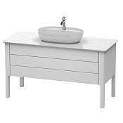 Duravit Luv База напольная, 74,3x138,8xh57,1 cм, 2, цвет белый шелк.-мат. LU956603636