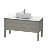 Duravit Luv База напольная, 74,3x138,8xh57,1 cм, цвет каменно-серый шелк.-мат. LU956609292