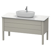 Duravit Luv База напольная, 74,3x138,8xh57,1 cм, цвет серо-корич. шелк.-мат. LU956606060