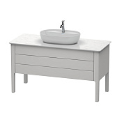 Duravit Luv База напольная, 74,3x138,8xh57,1 cм, цвет скандинавско белый шелковисто-мат. LU956603939