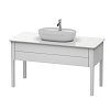 Duravit Luv База напольная, 74.3x138.8xh57,1см выдв.ящик, цвет белый шелков.-мат. LU956103636