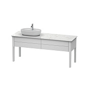 Duravit Luv База напольная, 74,3x178,8xh57,2 cм, цвет белый шелков.-мат. LU9563L3636