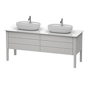 Duravit Luv База напольная, 74,3x178,8xh57,2 cм, цвет скандинавско белый шелковисто-мат. LU9567B3939