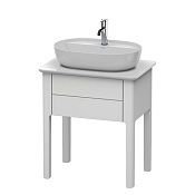 Duravit Luv База напольная, 74,3x68,8xh45 см, цвет белый шелков.-мат. LU956003636