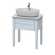 Duravit Luv База напольная, 74,3x68,8xh45 см, цвет светло-голубой шелков.-мат. LU956009797