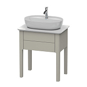 Duravit Luv База напольная, 74,3x68,8xh45 см, цвет серо-коричневый шелков.-мат. LU956006060