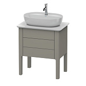 Duravit Luv База напольная, 74,3x68,8xh45 см, цвет каменно-серый шелков.-мат. LU956509292