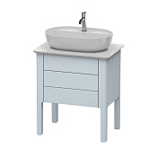 Duravit Luv База напольная, 74,3x68,8xh45 см, цвет светло-голубой шелков.-мат. LU956509797