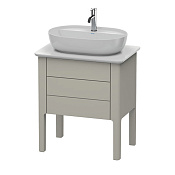 Duravit Luv База напольная, 74,3x68,8xh45 см, цвет серо-коричневый шелков.-мат. LU956506060