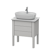 Duravit Luv База напольная, 74,3x68,8xh45 см, цвет скандинавско белый шелков.-мат. LU956503939