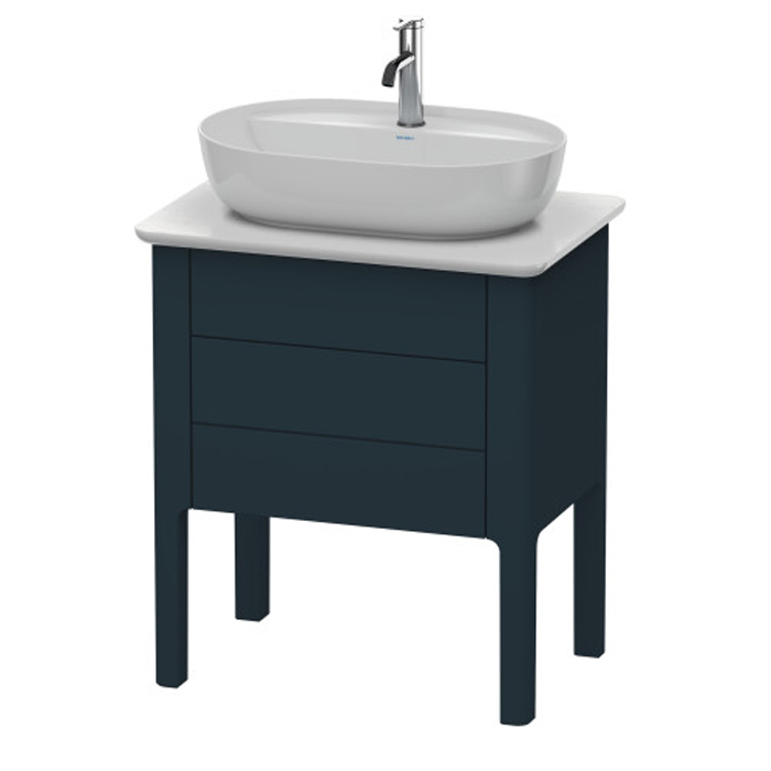 Duravit Luv База напольная, 74,3x68,8xh45 см, цвет темно-синий шелков.-мат. LU956509898