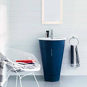 Duravit Starck 1 Тумба напольная 60x56xh82,5 см, цвет night blue satin matt S1952009898