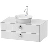 Duravit White Tulip Тумбочка подвесная, 40,8x100xh55 см, цвет белый высокогл. WT499108585