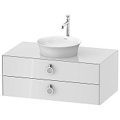 Duravit White Tulip Тумбочка подвесная, 40,8x100xh55 см, цвет белый высокогл. WT499108585