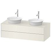 Duravit White Tulip Тумбочка подвесная, 40,8x130xh55 см, цвет Nordic White HighGloss WT4988BH4H4