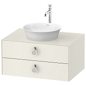 Duravit White Tulip Тумбочка подвесная, 40,8x80xh55 см, цвет Nordic White HighGloss WT49900H4H4