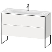 Duravit XSquare Тумба напольная под раковину, 59,2x121xh47,8 cм, цвет White High Gloss XS452602222