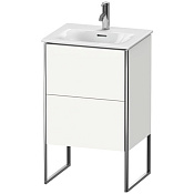 Duravit XSquare Тумба напольная под раковину, 59,2x51xh41,8 cм, цвет White High Gloss XS452102222