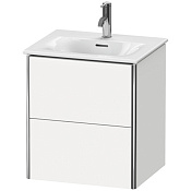 Duravit XSquare Тумба подвесная под раковину, 56x51xh41,8 cм, цвет White High Gloss XS432102222