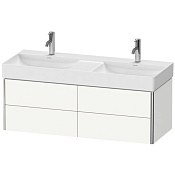 Duravit XSquare Тумба подвесная под раковину, 39,7x118,4xh46 cм, цвет White High Gloss XS416402222