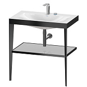 Duravit XViu Консоль напольная, 85x80xh48 cм, цвет black matt/crome XV4715EB210