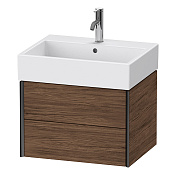 Duravit XViu Тумба подвесная 39,7x58,4xh45,4 cм, цвет черный матовый XV43340B221