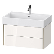 Duravit XViu Тумба подвесная 39,7x78,4xh45,4 cм, цвет белый глянцевый/champagne XV43360B122