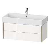 Duravit XViu Тумба подвесная 39,7x98,4xh45,4 cм, цвет белый глянцевый XV43370B122