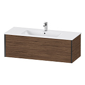 Duravit XViu Тумба подвесная 40x121xh48 cм, для раковины, цвет черный матовый XV40280B221