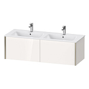 Duravit XViu Тумба подвесная 40x128xh48 cм, цвет белый глянцевый XV40290B122