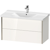 Duravit XViu Тумба подвесная 56,5x101xh46,9 cм, под раковину # 233210, цвет белый глянц. XV41170B122