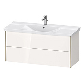 Duravit XViu Тумба подвесная 56,5x121xh46,9 cм, для раковины #233212, цвет белый глян. XV41180B122