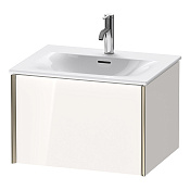 Duravit XViu Тумба подвесная 61x80xh48 cм, для раковины #234463, цвет белый глянцевый XV40320B122