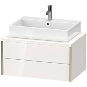 Duravit XViu Тумба подвесная 80x40xh55 cм, под раковину, цвет champagne matt XV59170B122