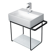 Duravit DuraSquare Металлическая консоль подвесная 51,6х33,3 cм, для раковины, цвет хром 0031101000