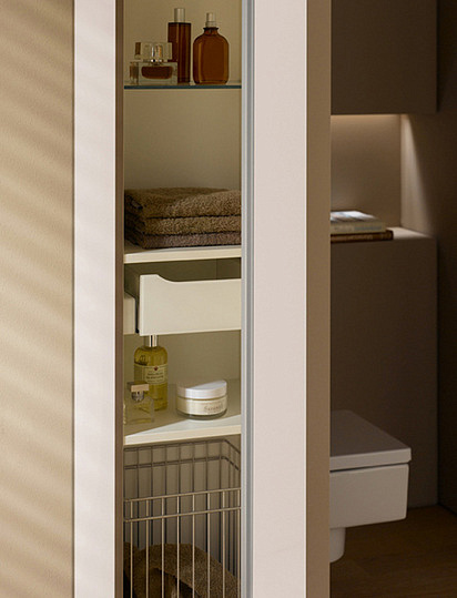 Keuco Royal Reflex Шкаф-пенал R, подвесной 35x33,5x167h см, цвет: белый 34031 210002