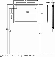 Villeroy & Boch Finion Зеркало 60x4,5x75h см F6006000