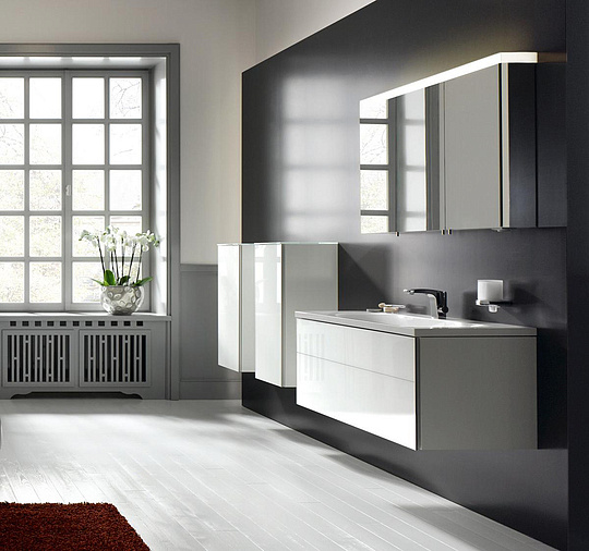 Keuco Royal Reflex Тумба под раковину, подвесная 99,6x48,7x45h см, цвет: белый 34070 210000