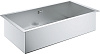 Grohe K700 Кухонная мойка из нержавеющей стали 86,6x20 см, с доп. чашей, цвет: нержавеющая сталь 31580SD0