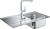 Комплект Grohe Minta  Мойка кухонная K500 31571SD0 + Смеситель Mint 32168000 для кухонной мо 31573SD0