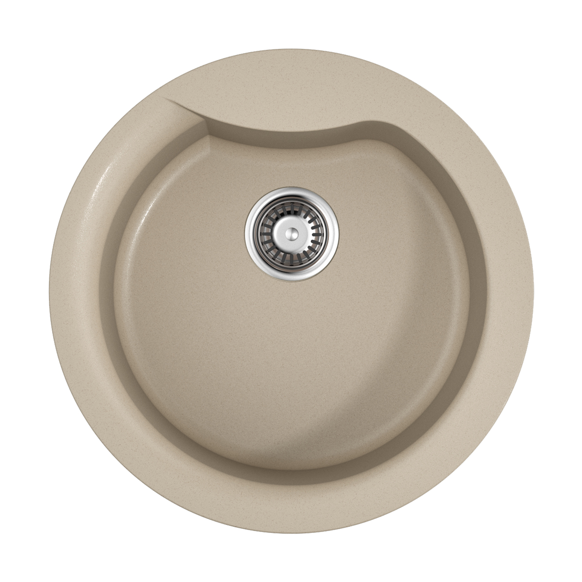 Omoikiri Yasugata 48R-SA Кухонная мойка Tetogranit 48,5x48,5 см, цвет: бежевый 4993132