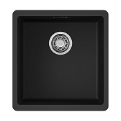 Omoikiri Kata 40-U-BL Кухонная мойка Artgranit 40x42 см, цвет: черный 4993396