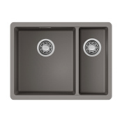 Omoikiri Kata 55-2-U-GR Кухонная мойка Artgranit 55x42 см, цвет: leningrad grey 4993390