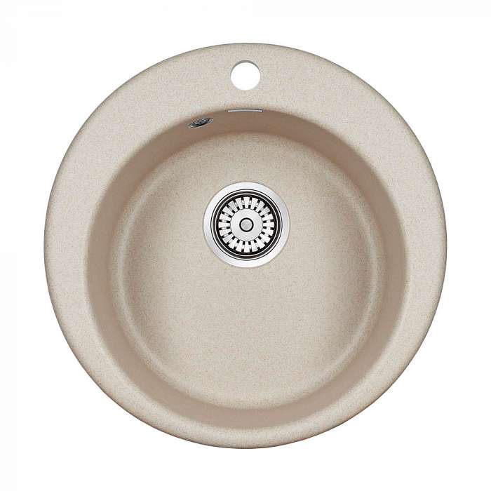Paulmark Gelegen Кухонная мойка It-Granit 48x48 см, цвет: бежевый PM404800-BE