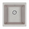 Paulmark Gera Кухонная мойка It-Granit 45x46 см, цвет: серый PM104546-GR
