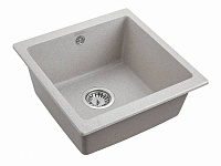 Paulmark Gera Кухонная мойка It-Granit 45x46 см, цвет: серый PM104546-GR