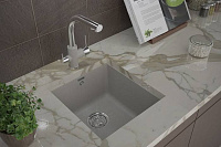 Paulmark Gera Кухонная мойка It-Granit 45x46 см, цвет: серый PM104546-GR