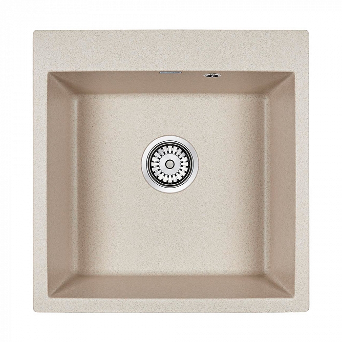 Paulmark Kante Кухонная мойка It-Granit 51x52 см, цвет: бежевый PM105152-BE