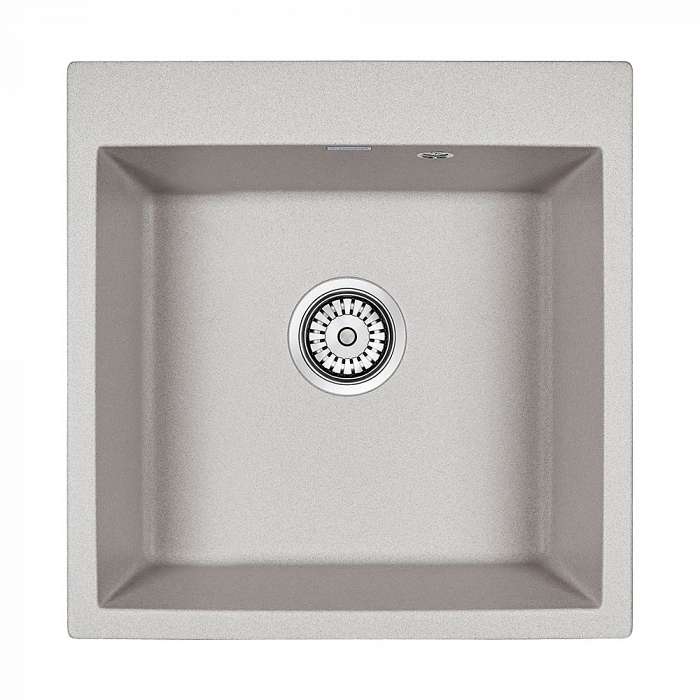 Paulmark Kante Кухонная мойка It-Granit 51x52 см, цвет: серый PM105152-GR