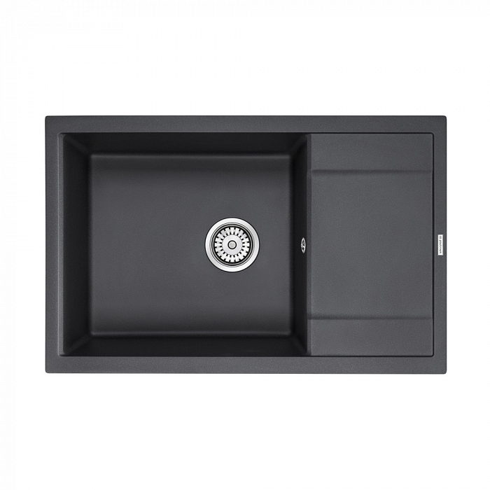 Paulmark Flugen Кухонная мойка It-Granit 78x50 см, цвет: черный PM317850-BL